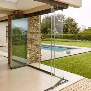 Aluminum Folding Stacking Glass Doors